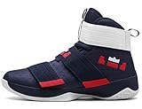  GNEDIAE Herren GNE2089 High-Top Basketball Schuhe Outdoor Anti-Rutsch Sneaker Atmungsaktiv Ausbildung Turnschuhe Sportschuhe Laufeschuhe Verschleißfeste Dämpfung Basketballstiefel Blau 44 EU