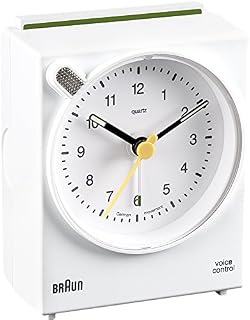 Braun Alarm Clock, White, 7,8 x 6,3 x 3,4 cm