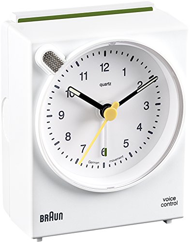 Classica sveglia al quarzo con funzione snooze controllata vocalmente