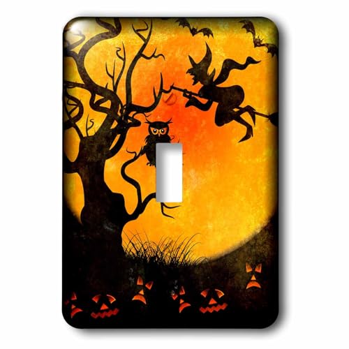 Fondo de Halloween interruptor único que cubre imperfecciones en pared 2