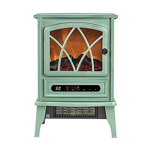 Elektrische Kamine Wandeinbaumontage Elektro-Kamin, Innen Heizung brennende Kohleflammeneffekt Heizung, Insert mit Touch Screen Control Panel,