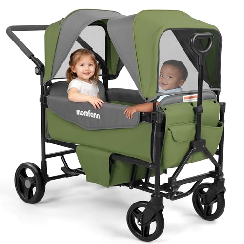 Foldable All-Terrain Stroller Wagon for 2 Kids