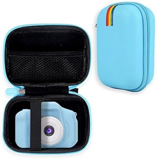 Leayjeen Kids Camera Case Compatible with GlobalCrown/Cocopa/GKTZ/Hangrui/BAISIQI/voltenick/Faburo/COOZi, Boys & Girls Kids Camera Toy Gifts (Case Only) Blue