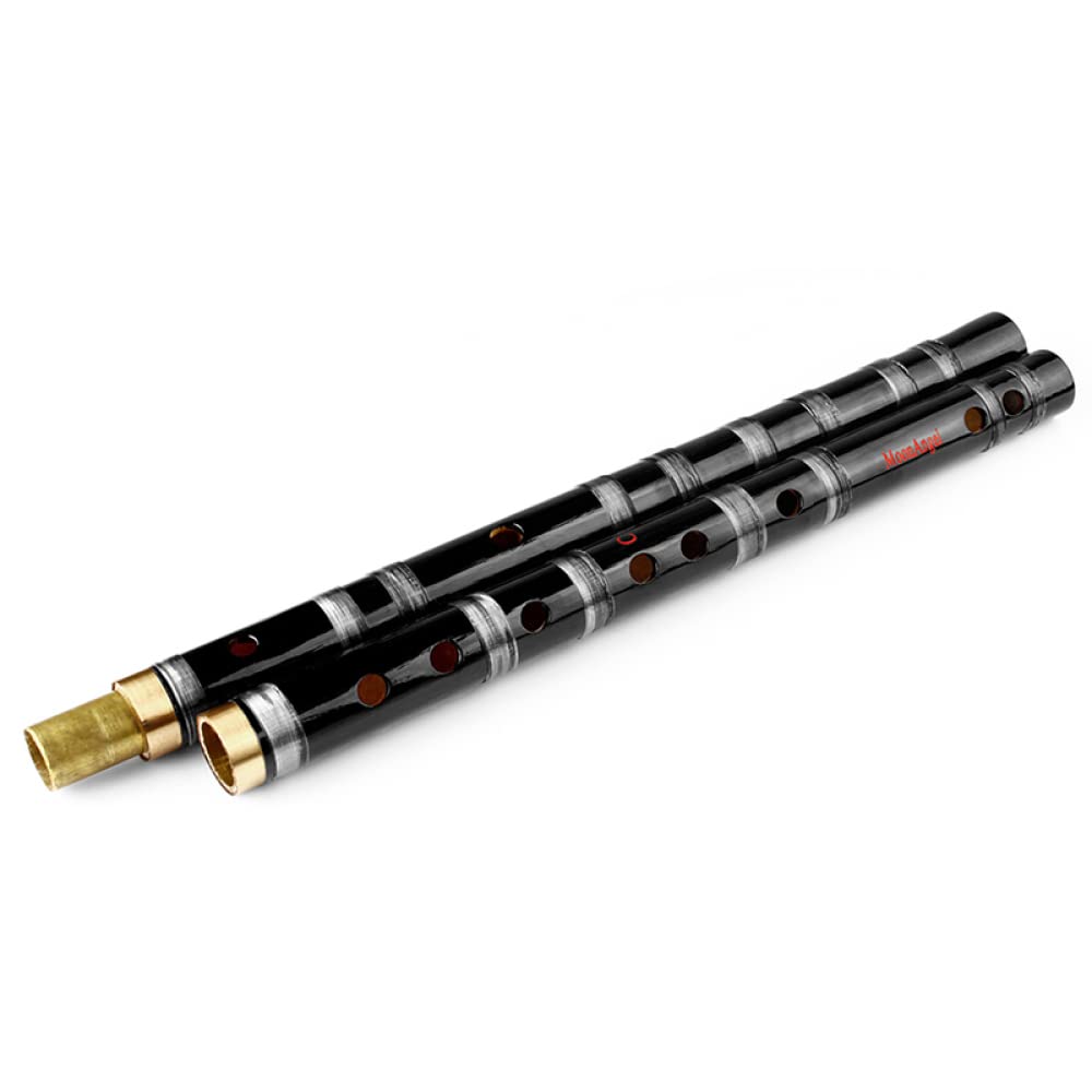 flauto dolce, Strumenti a fiato fatti a mano CDEFG chiave separabile flauto di bambù nero(Black)