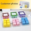 MGLIFEUL Wax Melt Container Clamshell Packaging Mold Box Stand for Plastic Clear Empty Wax Candle Melt Tart Packaging Cube Container Clamshell Mold Holder Organizer Tray Empty Shape Bulk wth Lid