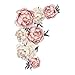 Produktbild Tensay Abnehmbare Wandaufkleber Wandtattoo Wandsticker Groß Blumen Pfingstrose Rose Blumen Wasserdicht Wandaufkleber Hintergrund für Schlafzimmer Home Dekoration Aufkleber Blume Wohnzimmer