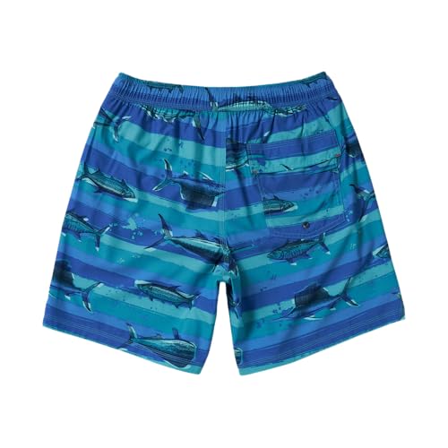 SAXX Underwear Co. Men's Oh Buoy 2N1 Volley 7" with Built-in Pouch Support, Core2