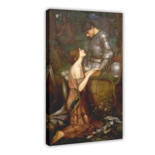 Impression sur toile John William Waterhouse Lamia cadre decoration murale salon