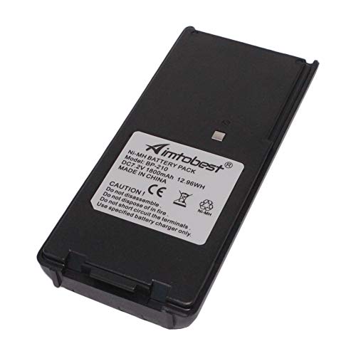 Aimtobest Bp-210 Bp-210N 1800Mah Ni-Mh Battery Compatible For Icom Ic-A6 Ic-A24 Ic-V8 Ic-V82 Ic-U82 Ic-F3Gs Ic-F4Gs Ic-F30Gt Ic-F40Gt Ic-F11 Ic-F12 Ic-F21 Ic-F22 Bp-209N Bp210 Bp210N #TOP5