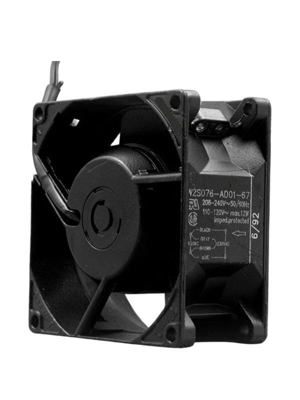 W2S076-AD01-67 ventilateur 8038 metal pour stopper la surchauffe