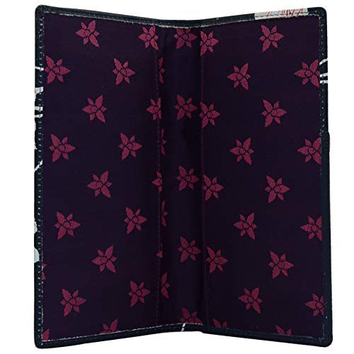 Anuschka Women’s Genuine Leather Credit Card Case - Hand Painted Original Artwork - Moonlit Meadow