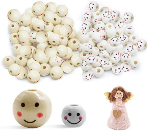 YOUNGSAY Lot De 500 Perles En Bois à Enfiler Animaux Multicolores – Kit Créatif Enfant Avec Cordon 2m Et Pince, Idéal Pour Bracelets, Colliers Et Activités Manuelles