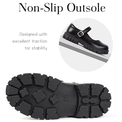 Image of Toddler Girl Dress Shoes Bow Black Dress School Shoes Princess Mary Jane for Toddler /Little Girl