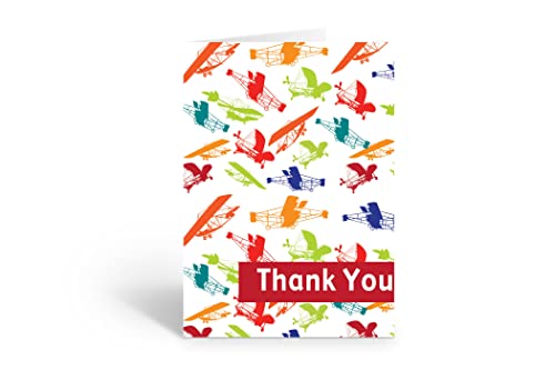 Image of Stonehouse Collection Airplane Note Cards - 10 Boxed Cards & Envelopes - Aviation Note Cards - USA Made