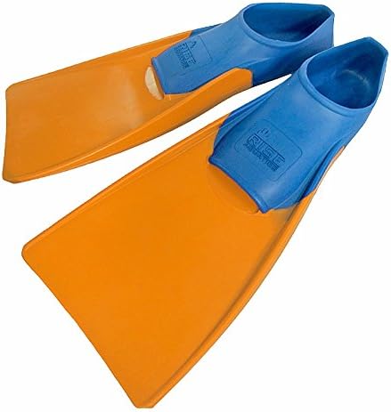 Swim Fins, Full Foot Pocket, Plastic, Unisex Adult, Common Swim Fin Color, Surfing