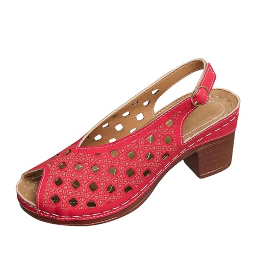 Sandales romaines femme semelle épaisse grande taille nu-pieds plateforme confort