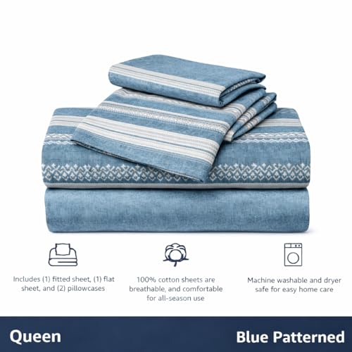 Image of AAZEEM Microfibre Double Bedsheet 100% Microfibre Full Size Sheets Set, Soft & Comfy, Bedsheet & Pillowcases Sets, Machine wash | Bedsheet Size -90 X 100 Inches Pillow 17 X 27 Inches |