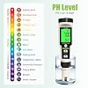 PH Meter, Digital 4-in-1 PH ORP H2 Temp Meter, PPB/PPM Meter with ATC, 0.01 Resolution High Accuracy PH Tester for Drinking Water