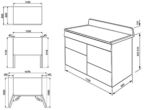 Piano de cuisson gaz TR4110BL1 - vue 5