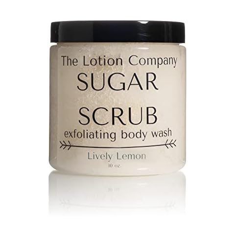 The Lotion Company Sugar Scrub Exfoliating Body Wash, Lively Lemon Fragrance Cover