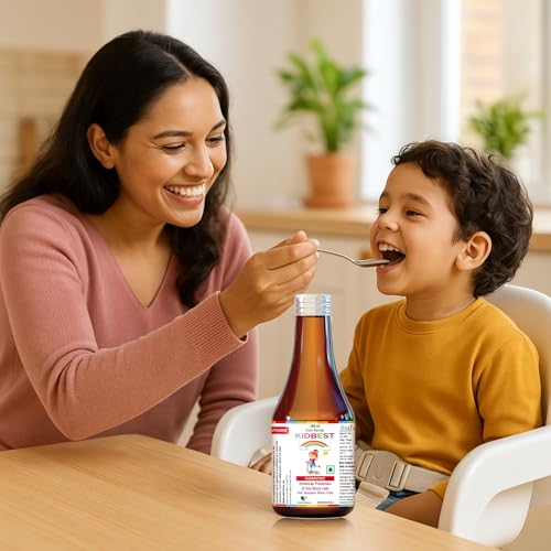 Image of HealthBest Iron (Haematinic) Syrup | Zinc | Folic Acid | 200 ML