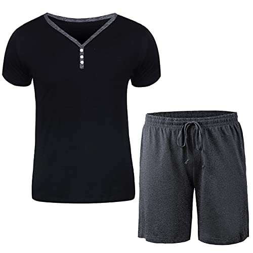Pyjama Court Homme Été - T-Shirt Manches Courtes & Short Confy - Multi-Usage