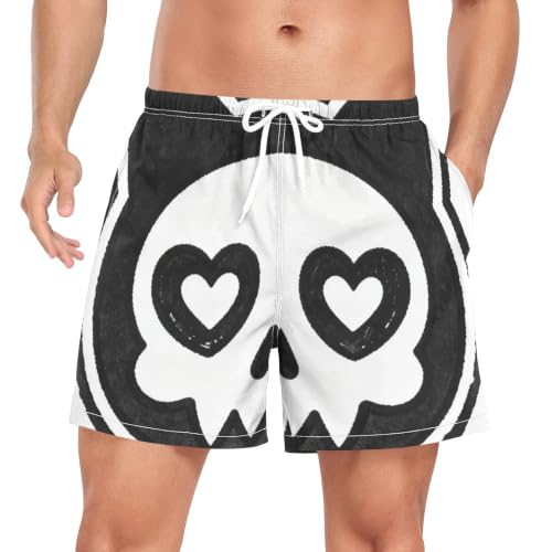 Bañador de gato gótico para hombre: pantalones cortos de playa cómodos