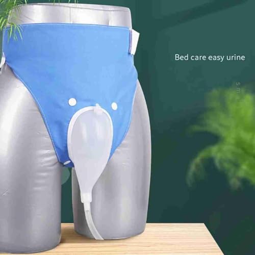 Image of Portable Silicone Urinal Pants for Men & Women - Reusable Incontinence Briefs with Catheter & Urine Bag, Breathable & Comfortable, Leak-Proof Design for Elderly & Bedridden Patients