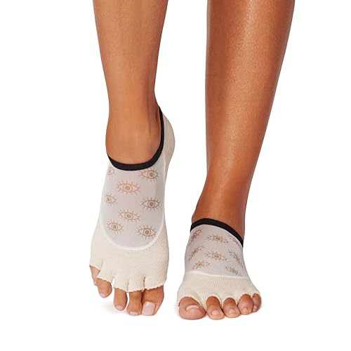 Image of ToeSox Grip Pilates Barre Socks - Non Slip Ankle Full Toe for Yoga & Ballet