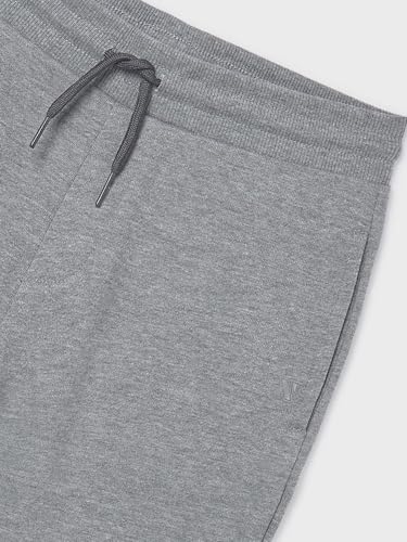 Mayoral Basic Cuffed Fleece Trousers for Boys Fog3