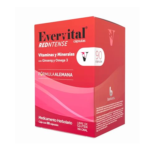 B BOMUCA - Evervital Redntense Medicamento herbolario 90 cápsulas