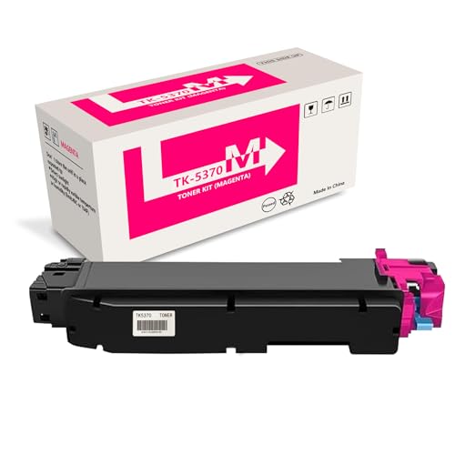 HEMEINY TK5370 Toner Cartridge Replacement for Kyocera TK-5370 Toner,Compatible with Kyocera ecosys MA3500cifx MA3500cix PA3500cx Printers (TK-5370M Magenta)
