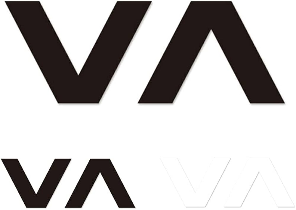 RVCA　ルーカ　ステッカー Amazon.co.jp: RVCA ルーカ 【VA】 15cm×5.8cm ステッカー