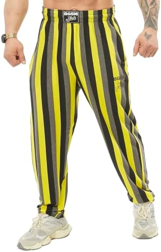 BIG SAM SPORTSWEAR COMPANY Men's Baggy Sweatpants with Pockets, Oldschool Loose Fit Gym Pants