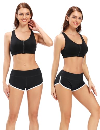 Women's Booty Shorts Workout Butt Lifting High Waist Yoga Running Gym Shorts4