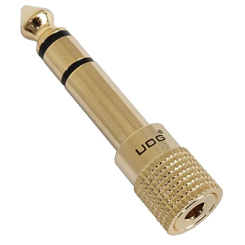 UDG Ultimate Headphone Jack Adapter Plug 3.5mm (1/8”) to 6.35mm (1/4”), Gold - Image 4