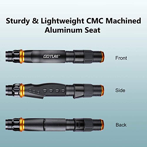 image for Pisfun Telescopic Fishing Rod Freshwater Saltwater Travel Spinning Fis