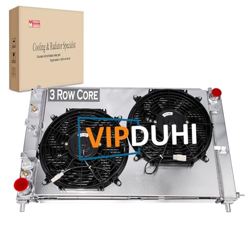 3-Row Aluminum Radiator With Fan