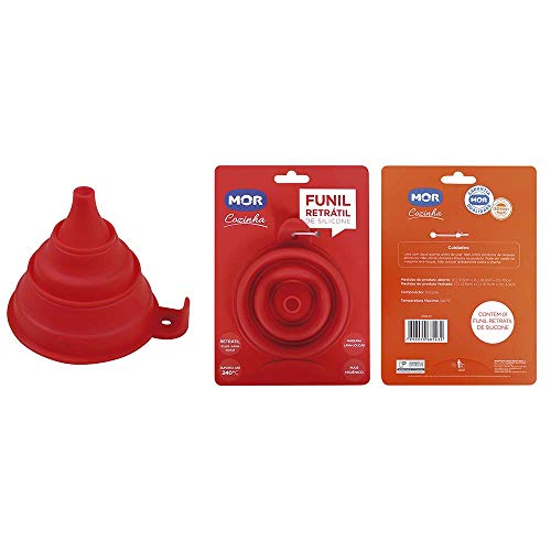 Funil Retrátil De Silicone Mor