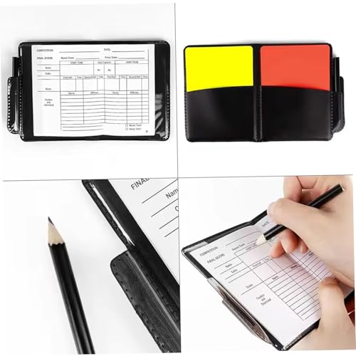 Kit de Árbitro de Fútbol con Banderas, Tarjetas y Silbato miniatura 3
