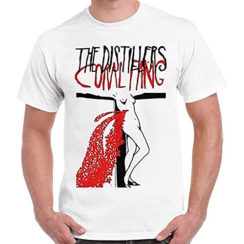 Photo de The Distillers Coral Fang Rock Punk Retro T Shirt White M