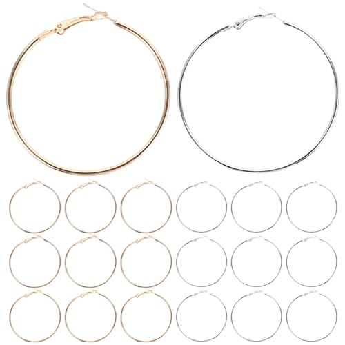 Pendientes aro grandes vintage ideales para looks de diario y fiestas elegantes