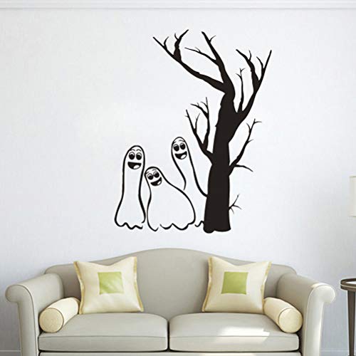 Bestoyard 1Pc Carved Halloween Dead Tree Devil Room Bedroom Decorating Wall Stickers Creative Diy Removable Wall Decoration Mural Decals For Home Bar Party Decoration For Halloween Party Supplies #TOP5
