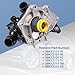 Thermostat Water Pump 06K121111P Replacement For VW Volkswagen Beetle Jetta Passat L4 1.8L 2.0L 2013-2017 Replace 06K121011B, 06K121011C, 06K121111H, 06K121111M, 06K121111N Engine Water Pump Assembly