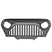 u-Box TJ Grill Front Vader Grille Cover Overlay w/Mesh Insert Compatible with Jeep Wrangler TJ & TJ Unlimited 1997-2006