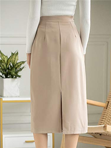 Dawery Autumn Winter Women Skirt Midi Straight Package Hip Elegant Office Lady Female Skirts4