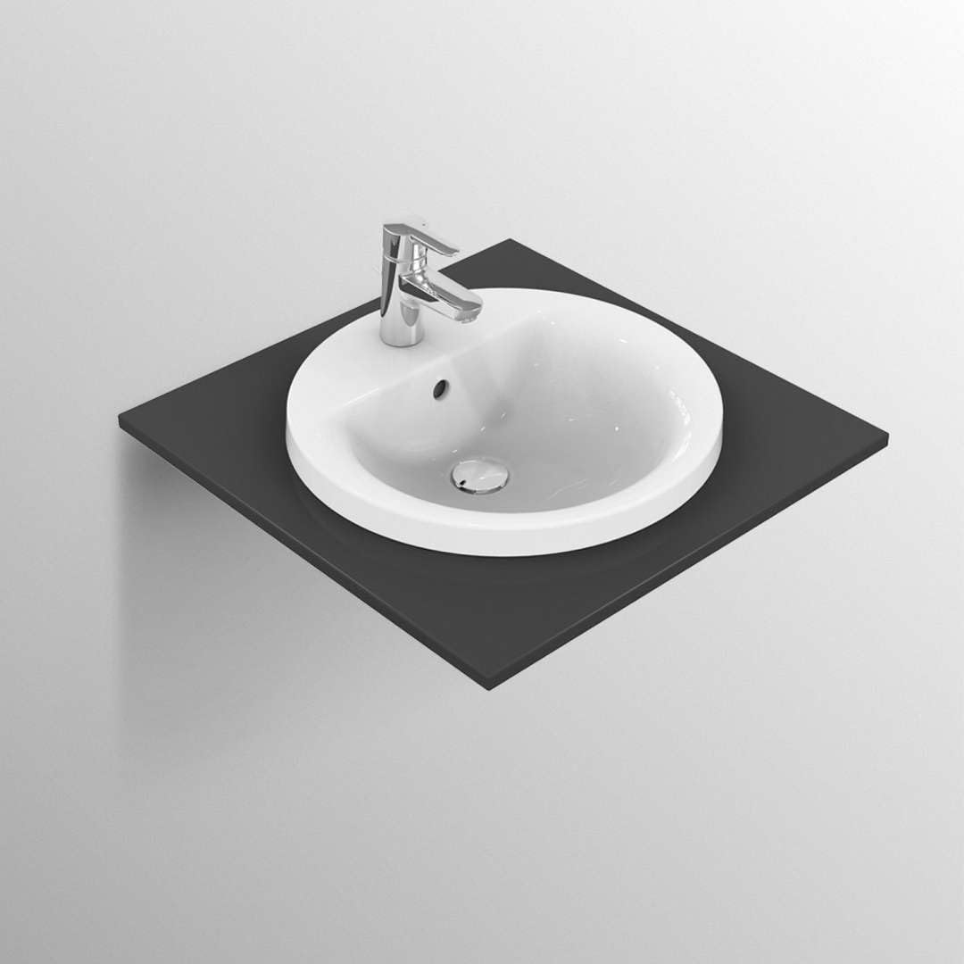 Ideal Standard - Lavabo Encastre Redondo Connect 48Cm (E504201)