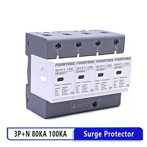 SPD protection basse tension 4P 420V AC pour tableau électrique maison - 3