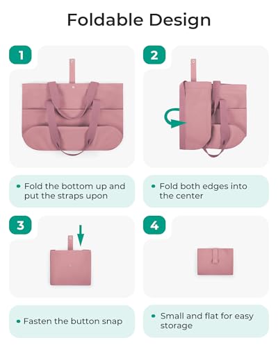 Image of BAGSMART Tote Bag for Women, Foldable Tote Bag With Zipper Travel Shoulder Bag Handbag for Work