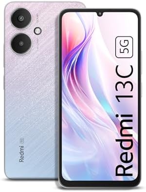 Redmi 13C 5G (Startrail Silver, 6GB RAM, 128GB Storage) | MediaTek Dimensity 6100+ 5G | 90Hz Display